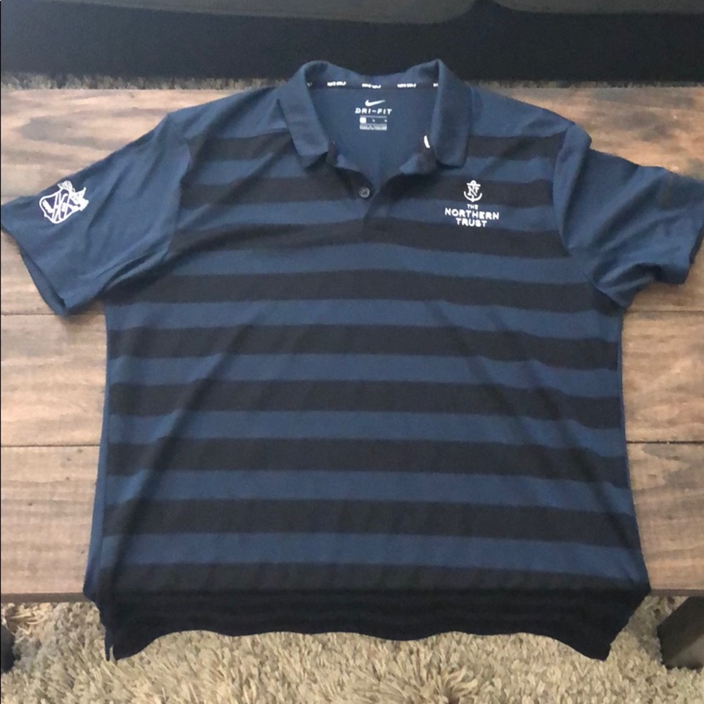 Nike golf polo with Northern Trust logo